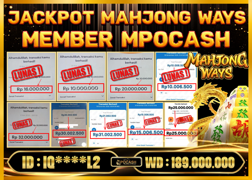 MPOCASH JACKPOT MAHJONG WAYS